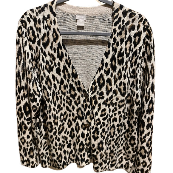 32. WOMENS CHICO’S 2P/LP DETAIL SWEATER - Picture 2 of 7